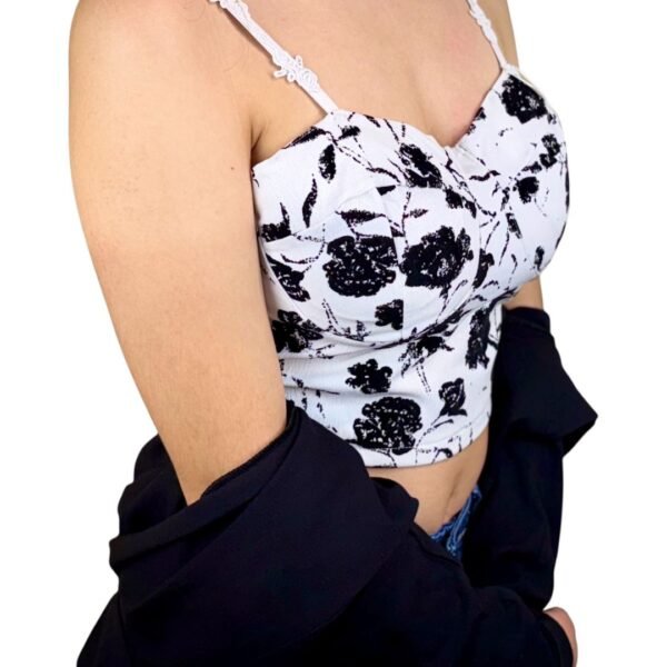 Corset Rosas Negras