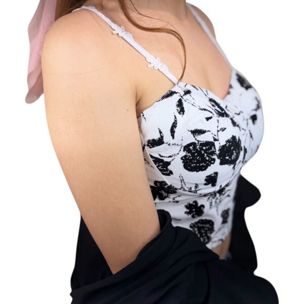 Corset Rosas Negras