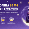 MELATONINA Veyttisy Gomitas de melatonina de 30 mg para adultos, gomitas de melatonina sin azúcar, máxima fuerza con magnesio, B6